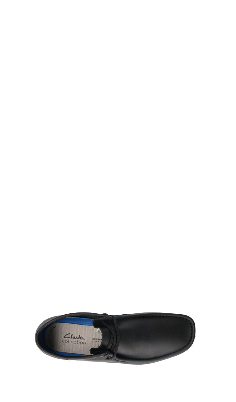 CLARKS ESSENTIALS Polacco uomo nero in pelle