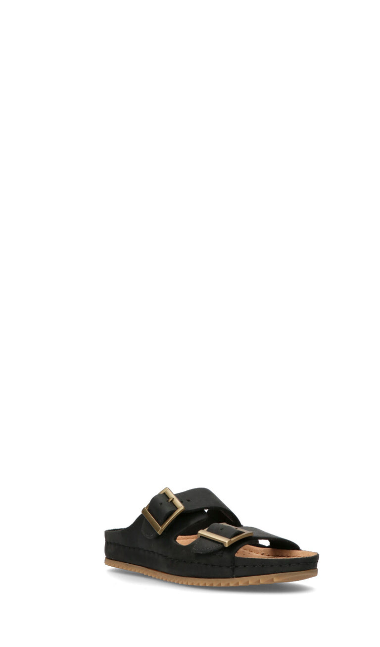 CLARKS CORE Ciabatta donna nera in pelle