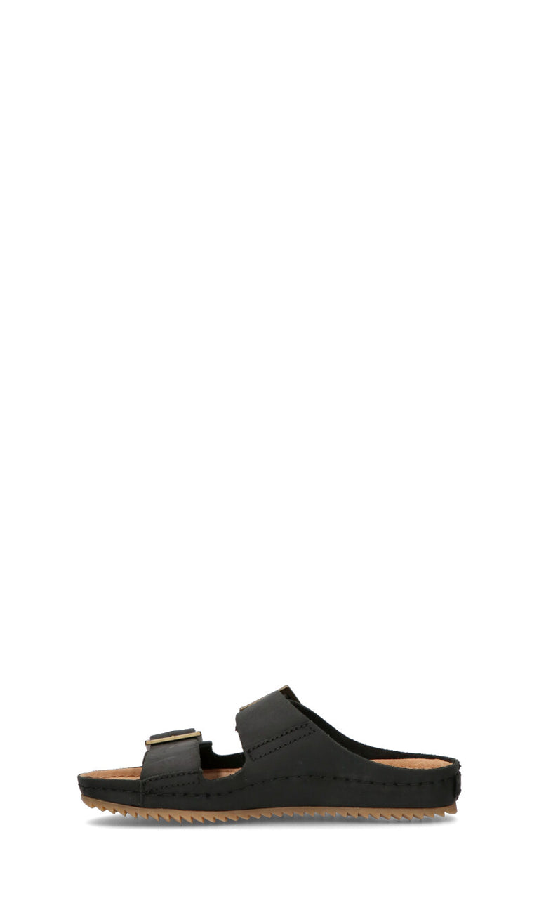 CLARKS CORE Ciabatta donna nera in pelle