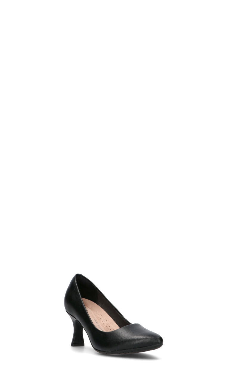 CLARKS ESSENTIALS Décolleté donna nera in pelle