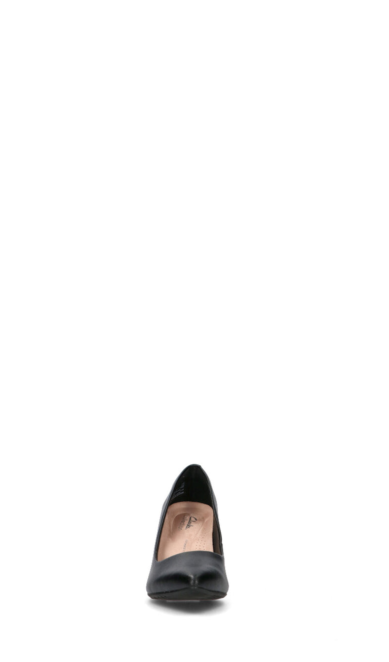 CLARKS ESSENTIALS Décolleté donna nera in pelle
