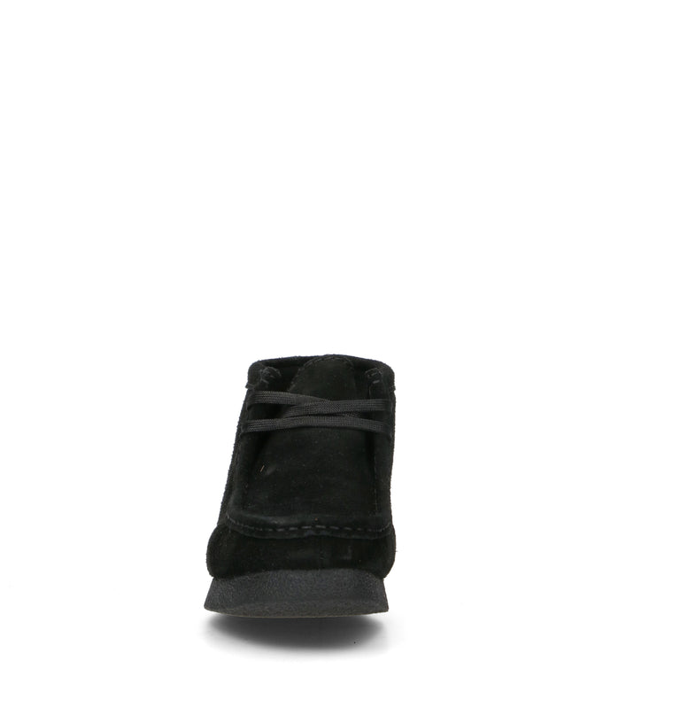 CLARKS ECO WALLABEE EVO BOOT Polacco donna nero in suede