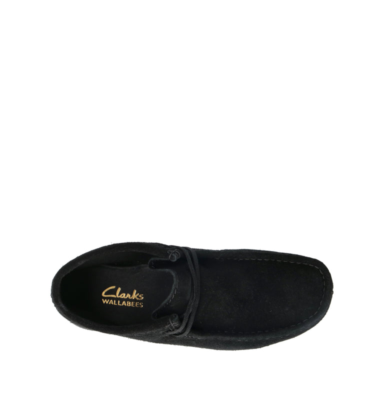 CLARKS ECO WALLABEE EVO BOOT Polacco donna nero in suede