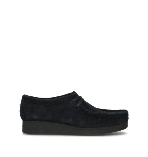 CLARKS ECO WALLABEE EVO Mocassino donna nero in suede