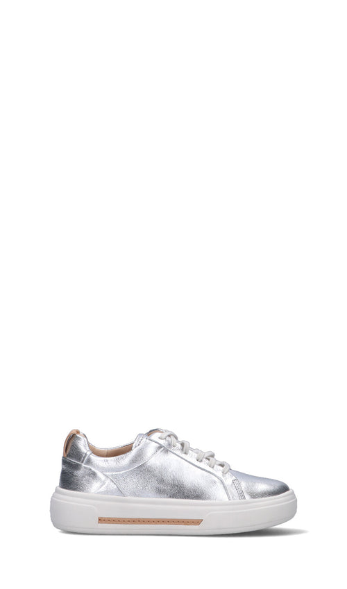 CLARKS CORE Sneaker donna argento in pelle