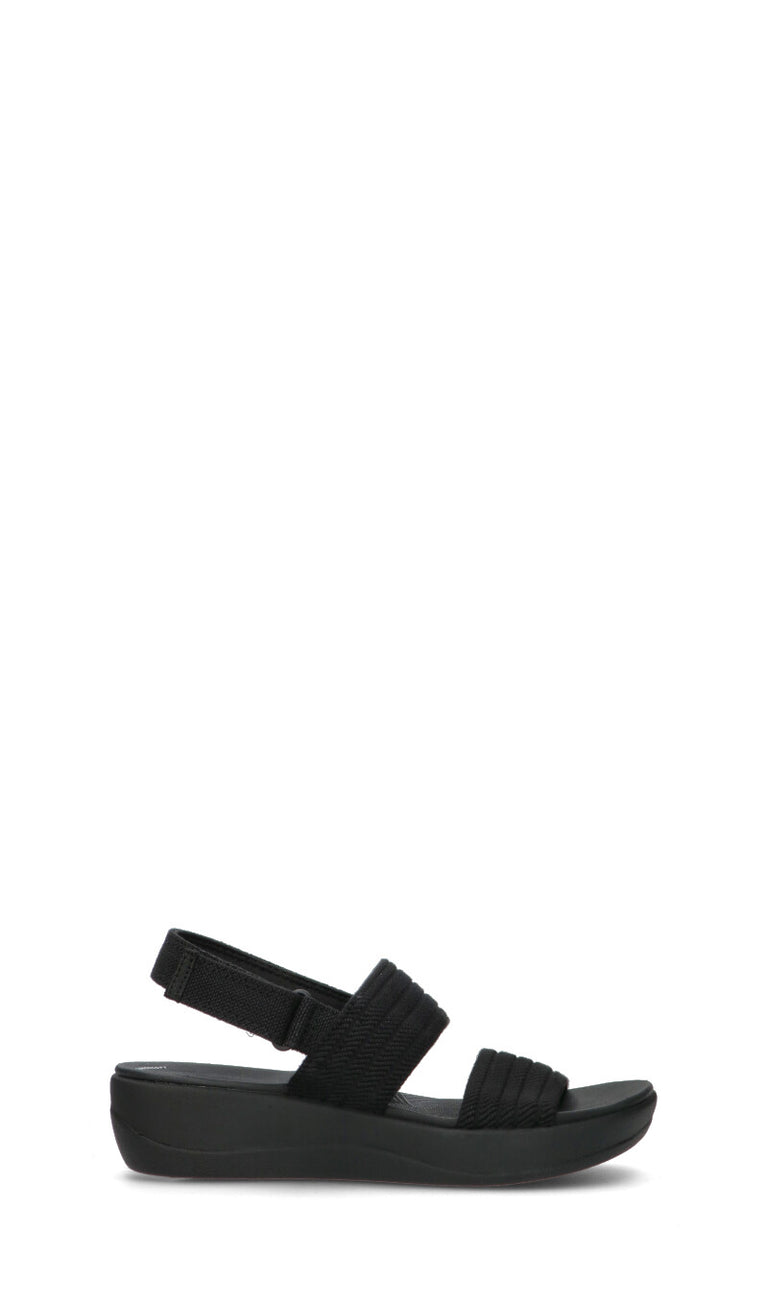 CLARKS ESSENTIALS Sandalo donna nero in pelle