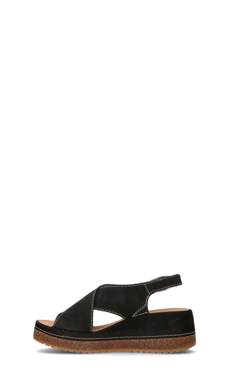 CLARKS CORE Sandalo donna nero in nabuk
