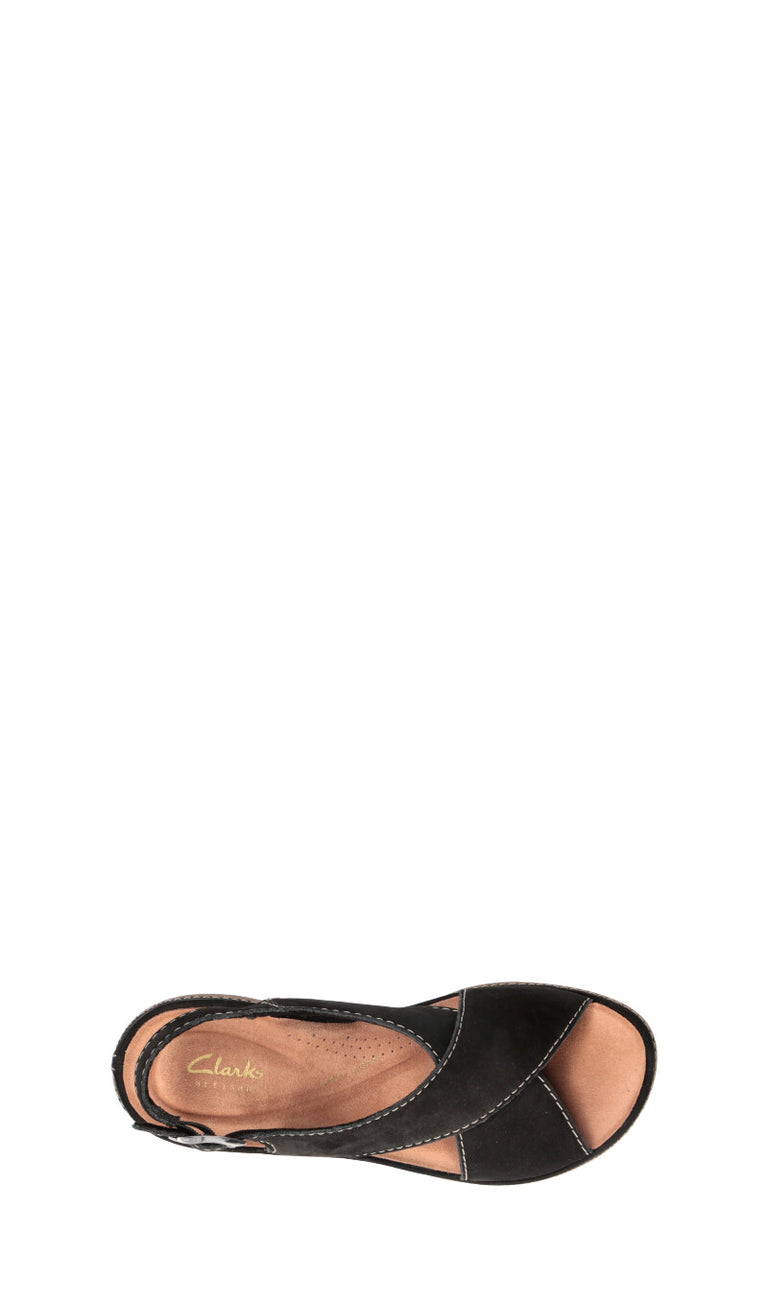CLARKS CORE Sandalo donna nero in nabuk