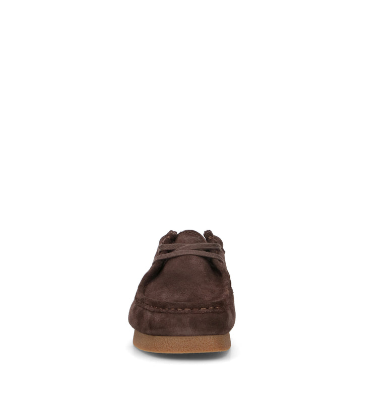 CLARKS EVO WALLABEE EVO Mocassino uomo marrone in suede