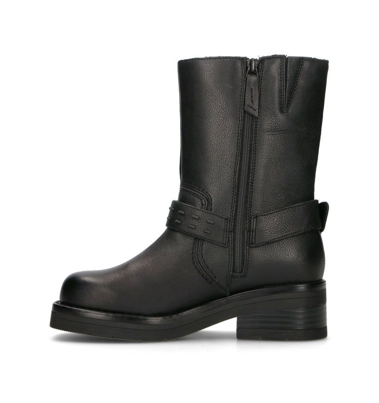 CLARKS CORE REBELLE UP Stivale donna nero in pelle