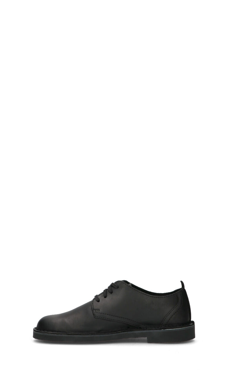 CLARKS ESSENTIALS Stringata uomo nera in pelle