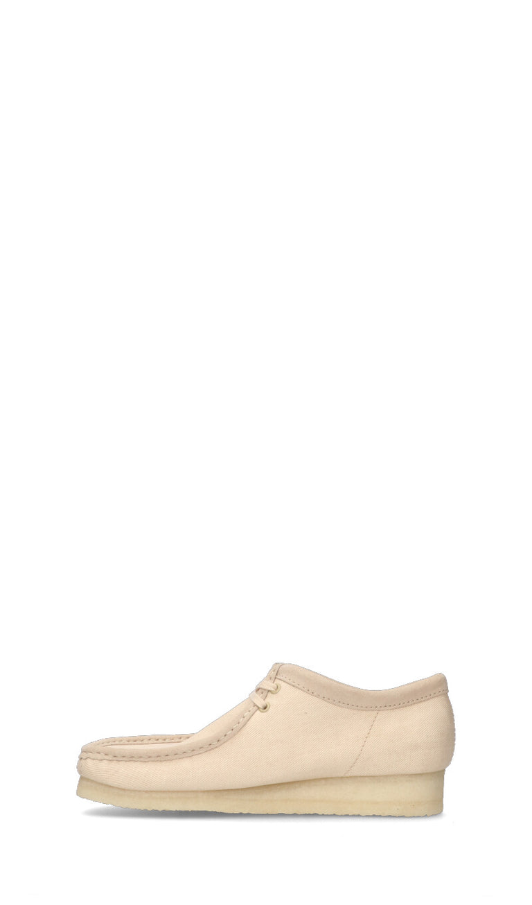 CLARKS ORIGINALS Mocassino uomo panna in suede