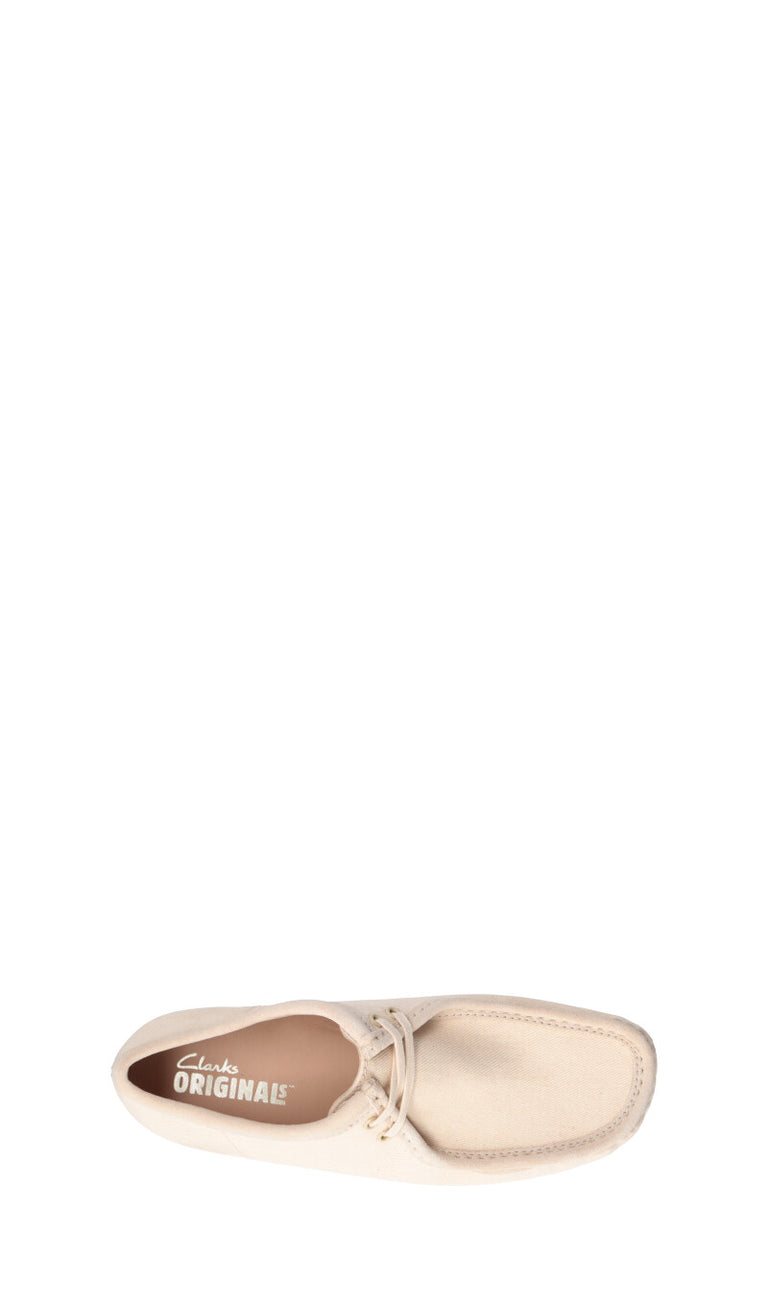 CLARKS ORIGINALS Mocassino uomo panna in suede