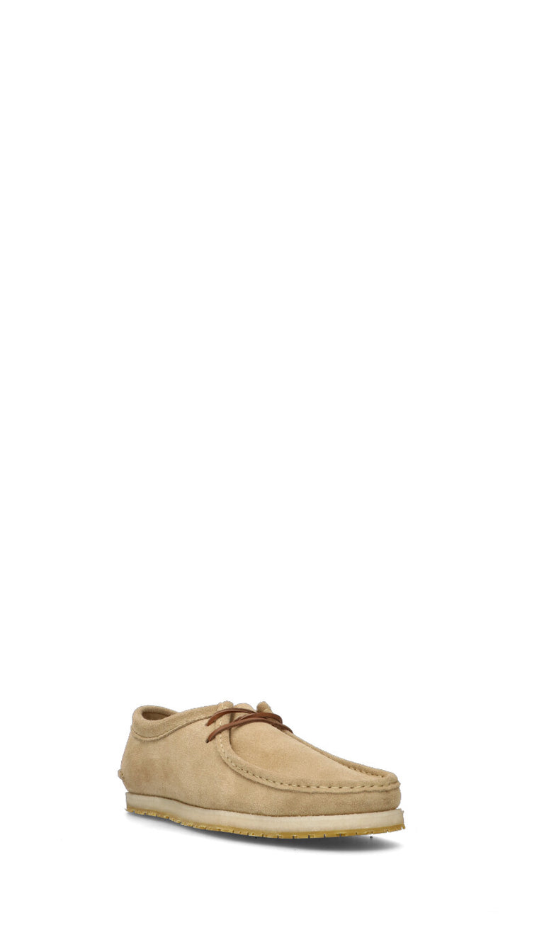 CLARKS ORIGINALS Mocassino uomo beige in suede