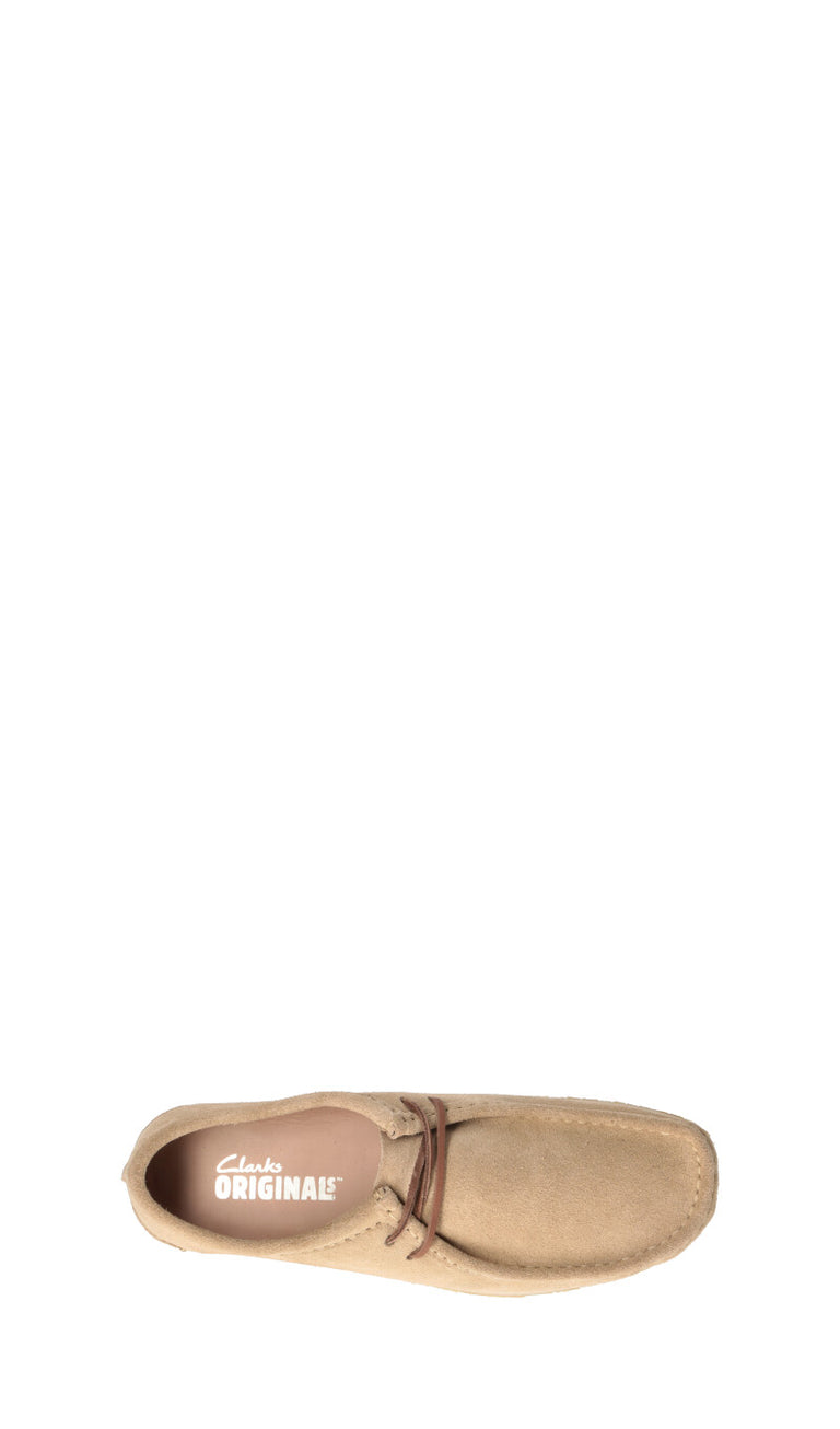 CLARKS ORIGINALS Mocassino uomo beige in suede