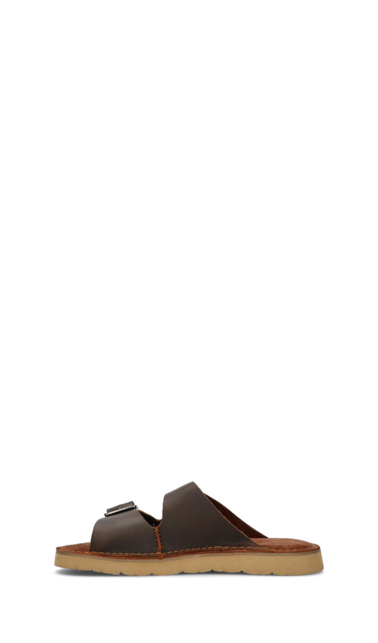 CLARKS CORE Ciabatta uomo marrone in pelle