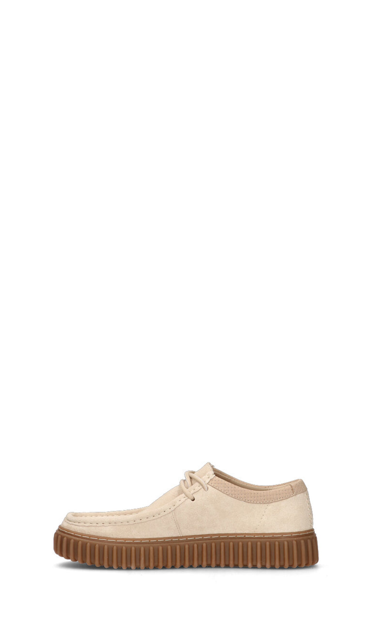 CLARKS CORE Mocassino uomo ecrù in suede