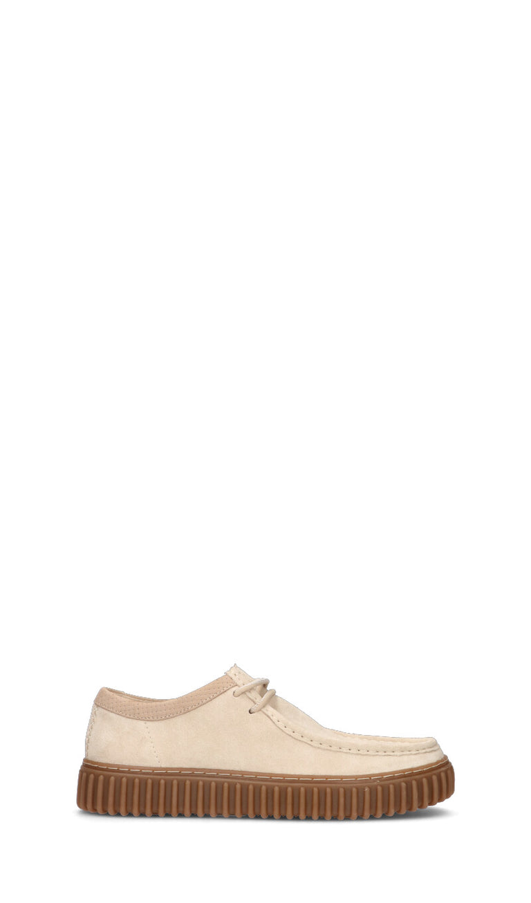 CLARKS CORE Mocassino uomo ecrù in suede