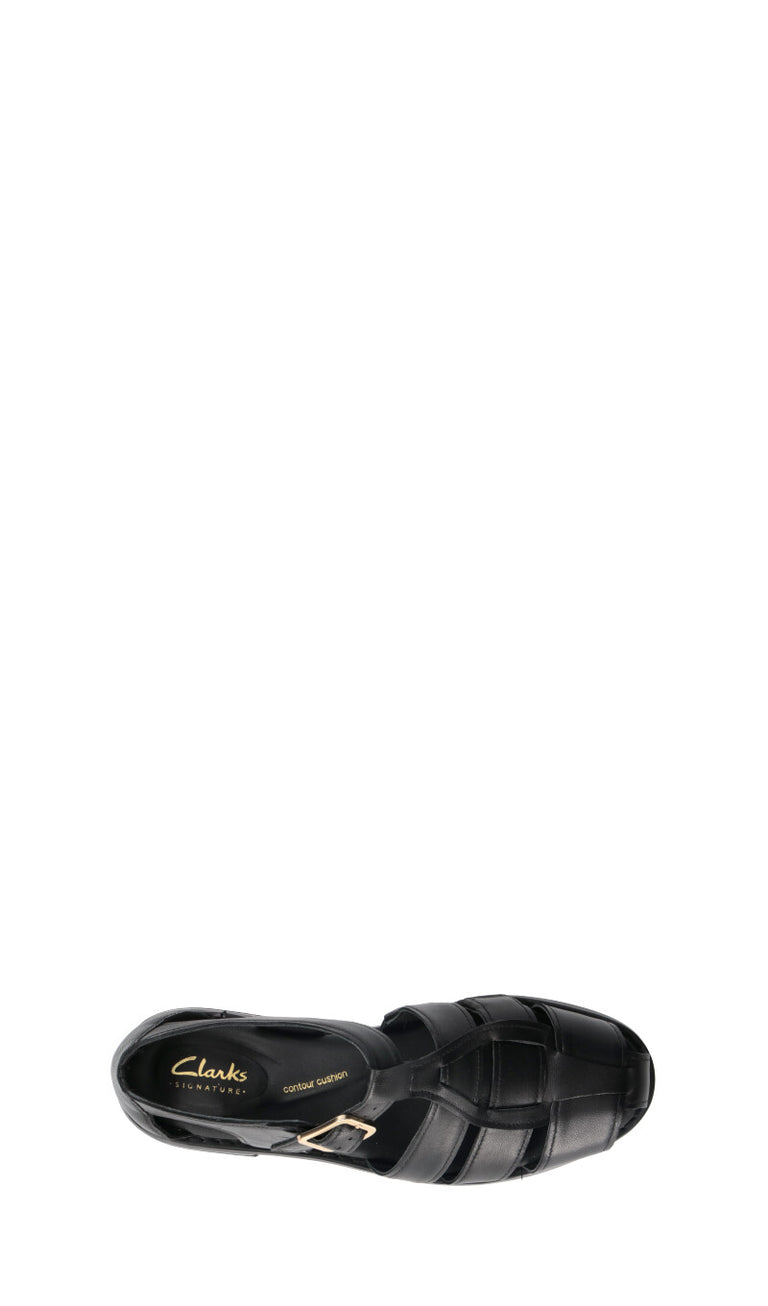 CLARKS CORE Sandalo donna nero in pelle