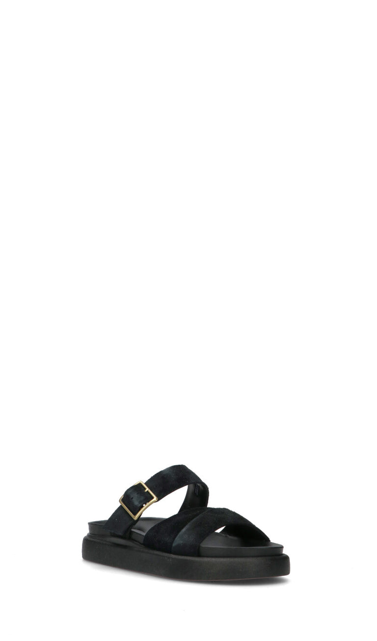CALRKS CORE Ciabatta donna nera in suede