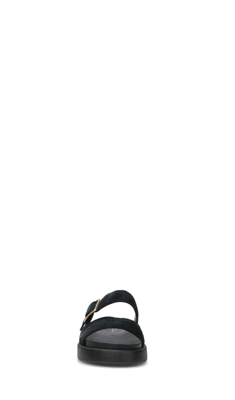 CALRKS CORE Ciabatta donna nera in suede