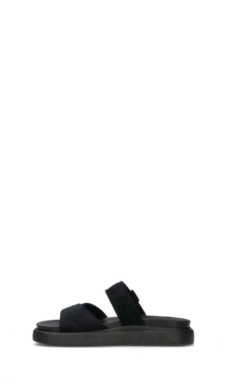 CALRKS CORE Ciabatta donna nera in suede