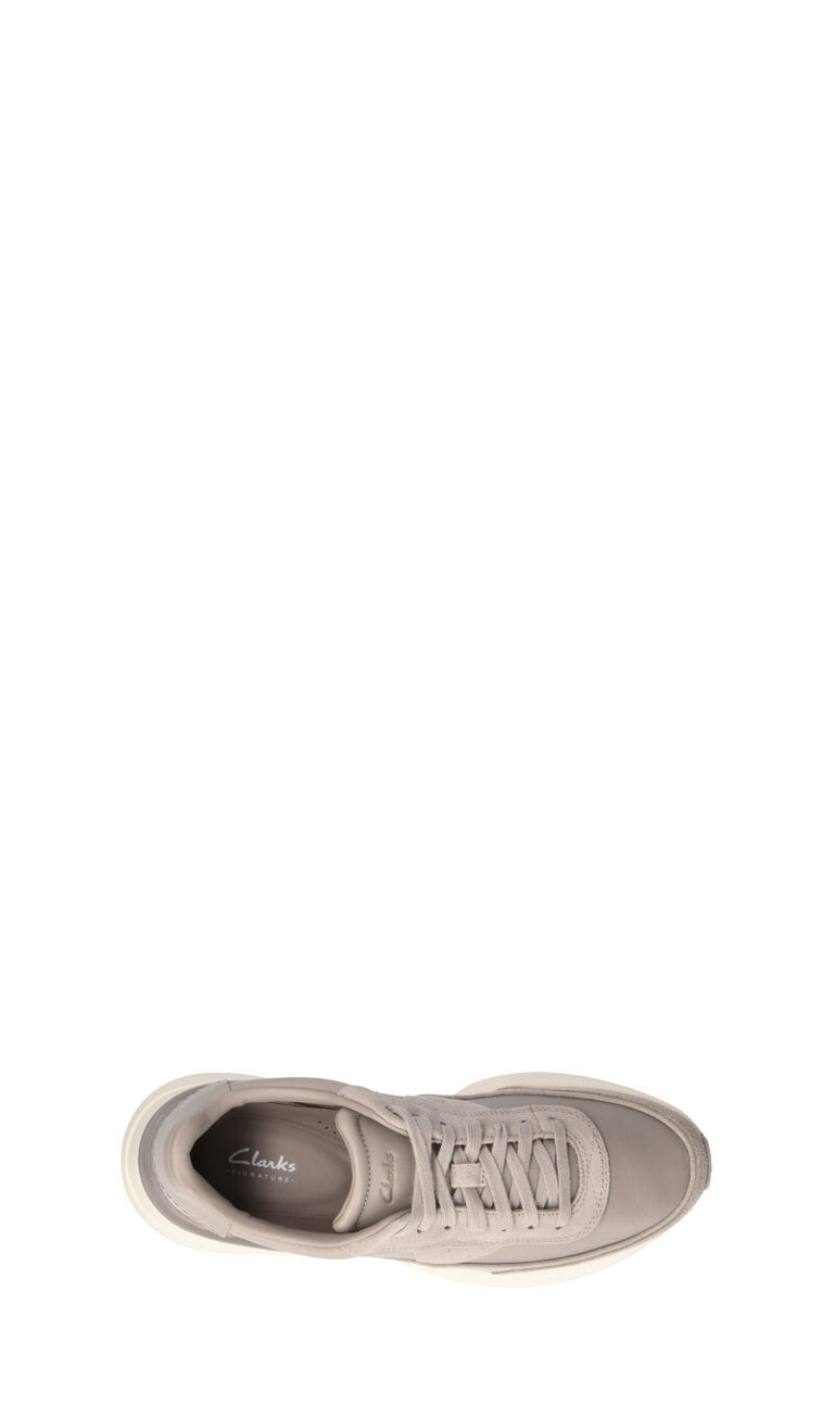 CLARKS CORE Sneaker uomo grigia in pelle