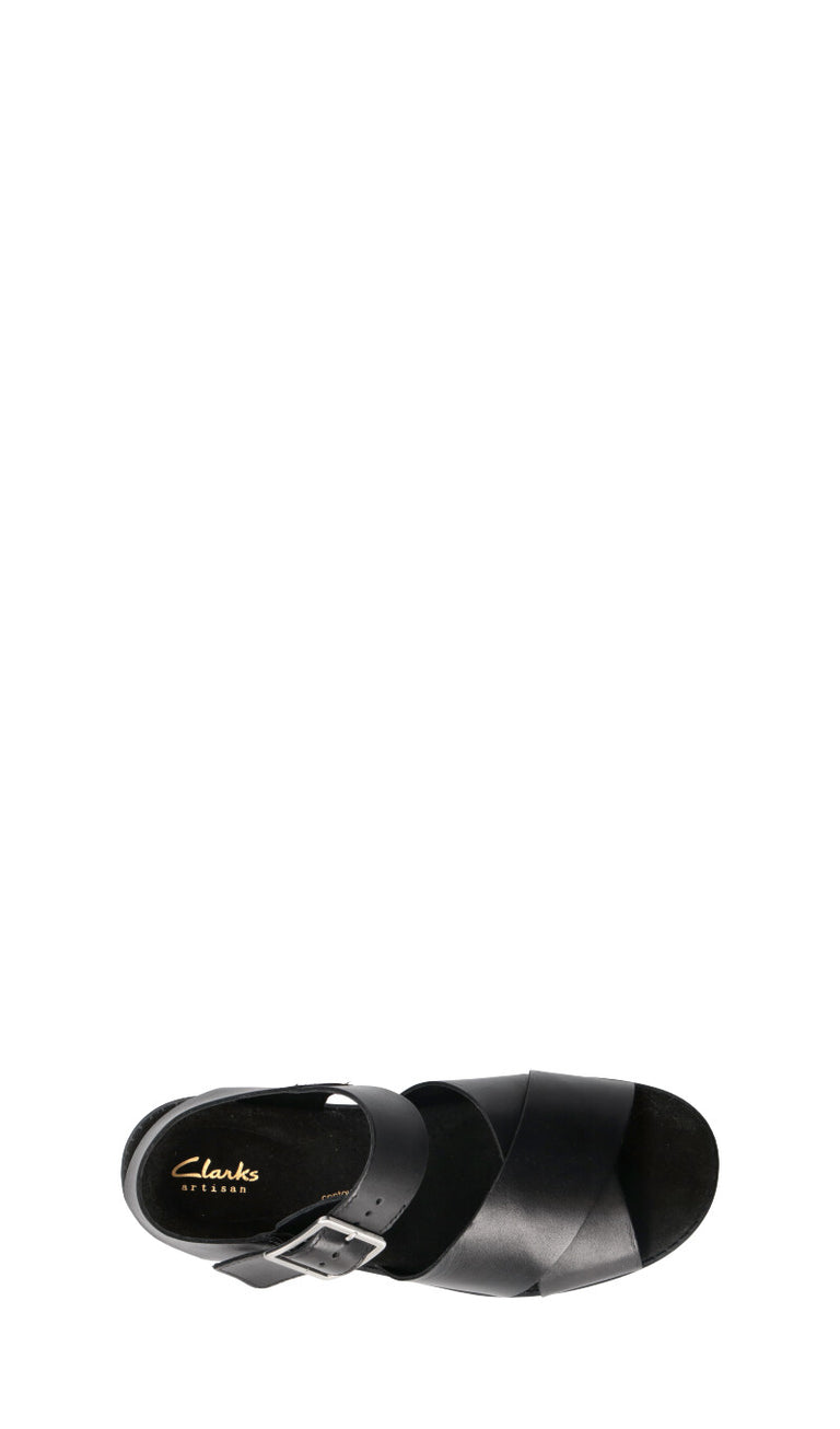 CALRKS CORE Sandalo donna nero in pelle