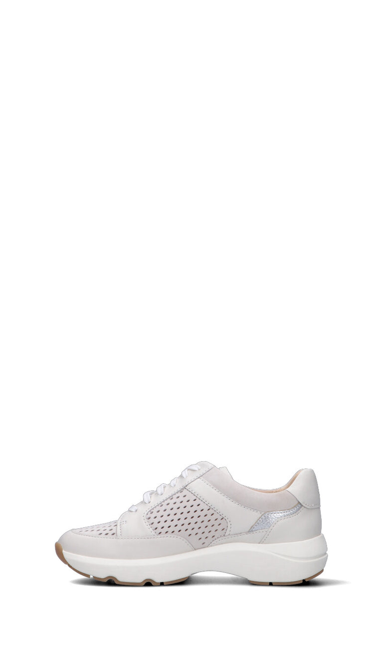 CLARKS CORE Sneaker donna bianca in pelle
