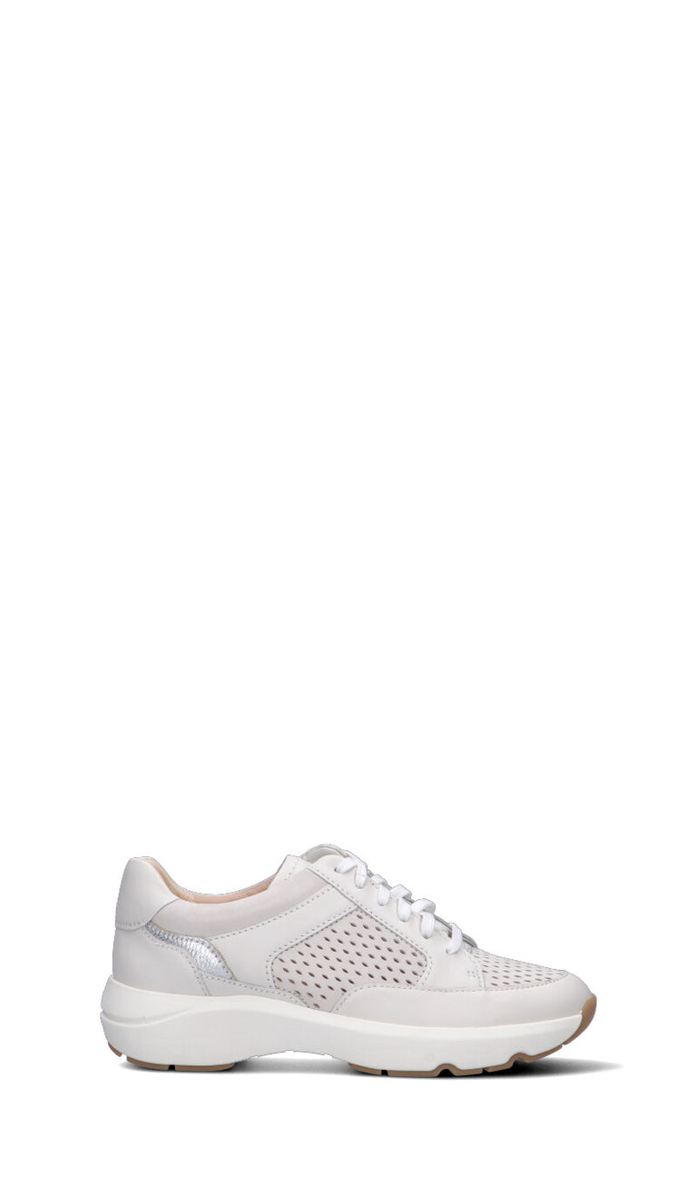 CLARKS CORE Sneaker donna bianca in pelle
