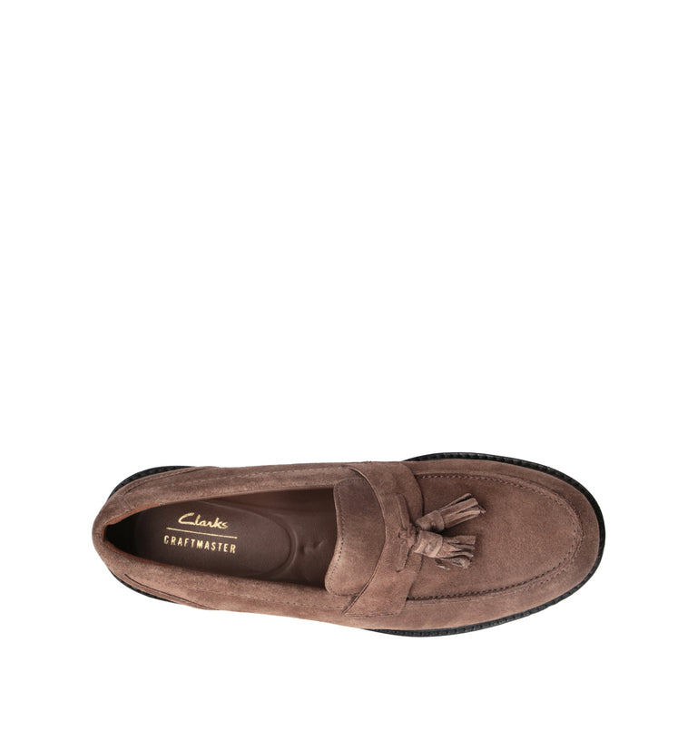 CLARKS CORE Mocassino uomo marrone in suede