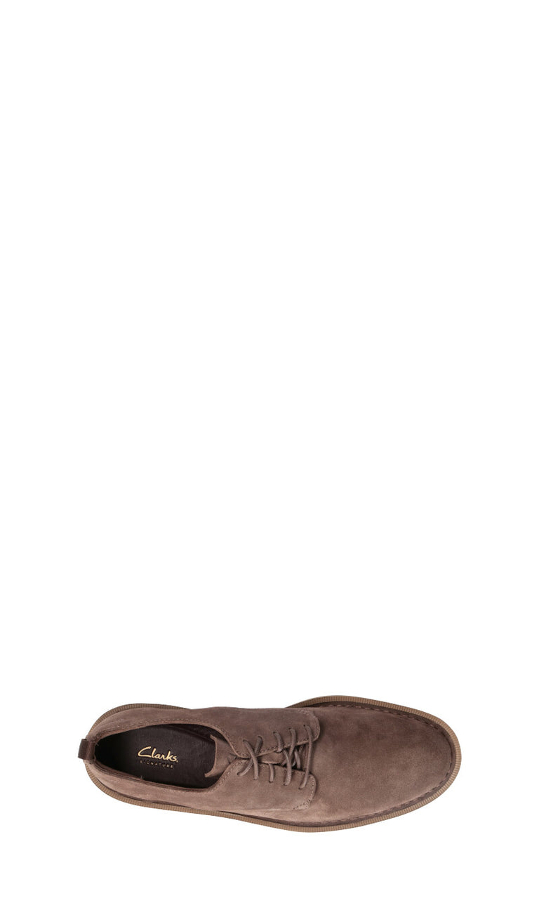 CLARKS CORE Stringata uomo marrone in suede