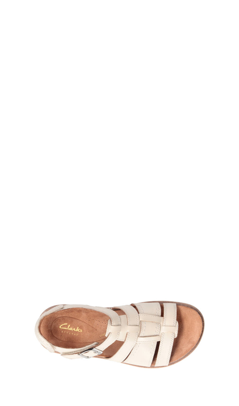 CALRKS CORE Sandalo donna crema in pelle