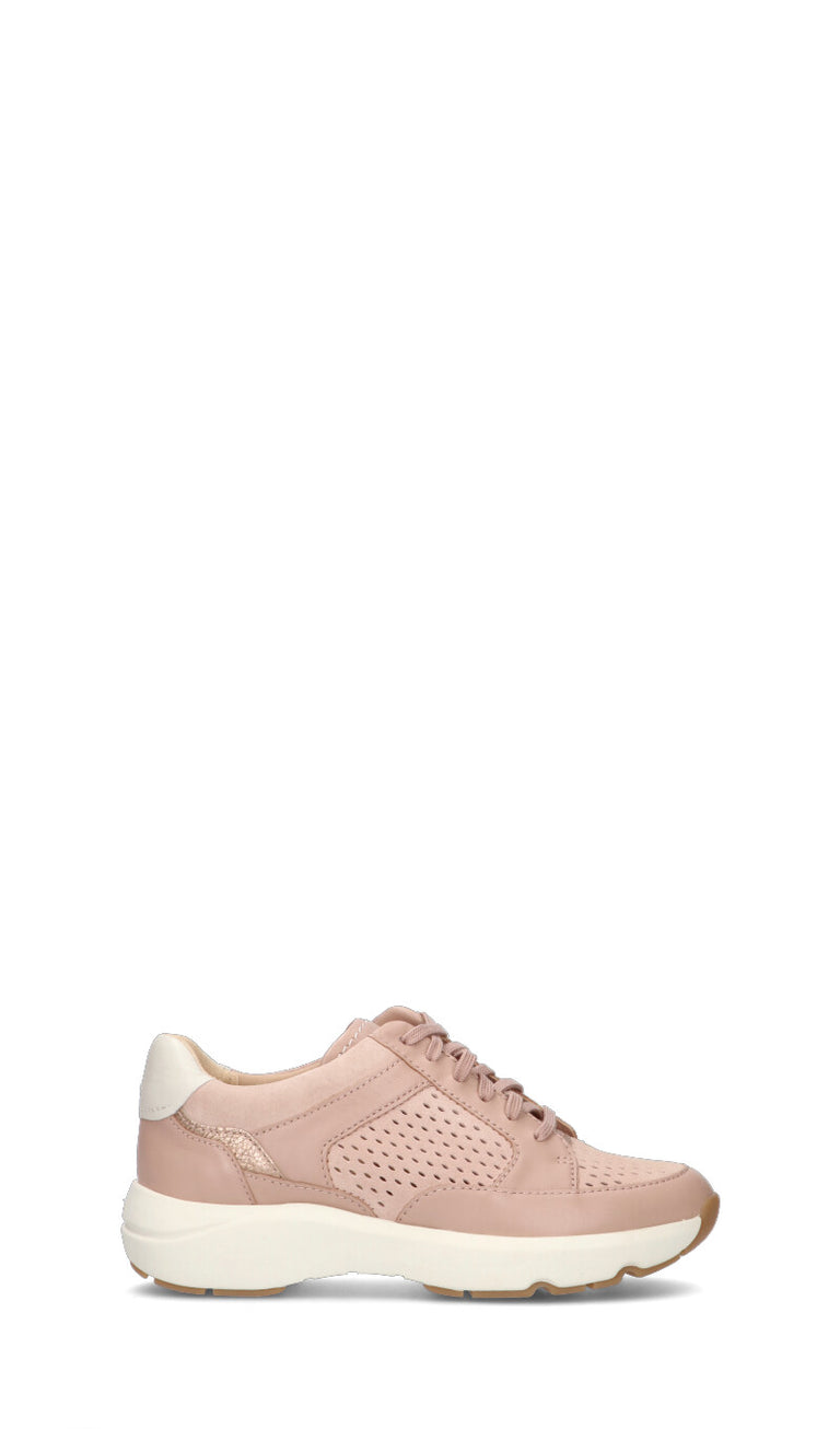 CLARKS CORE Sneaker donna rosa in pelle