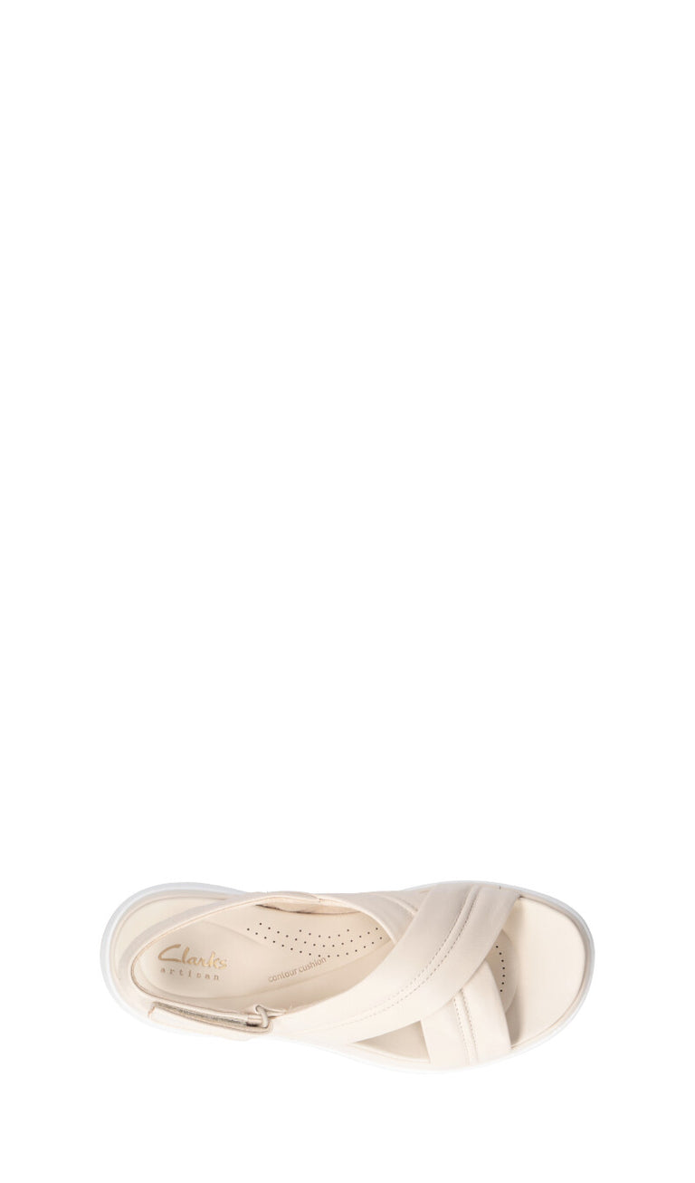 CALRKS CORE Sandalo donna crema in pelle