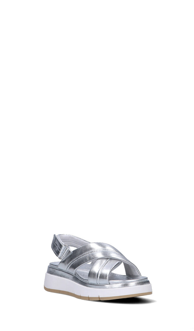 CLARKS CORE Sandalo donna argento in pelle