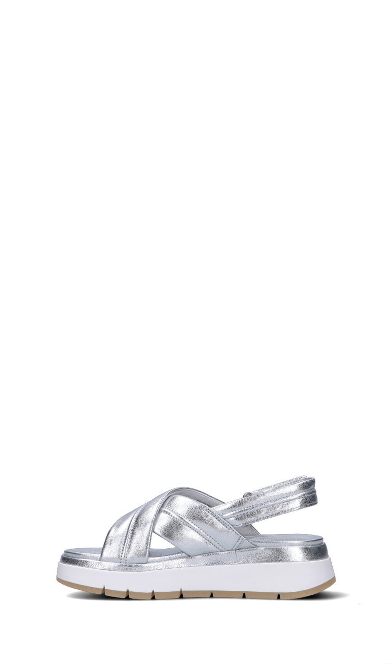 CLARKS CORE Sandalo donna argento in pelle