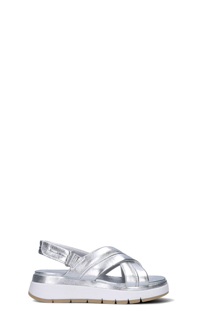CLARKS CORE Sandalo donna argento in pelle