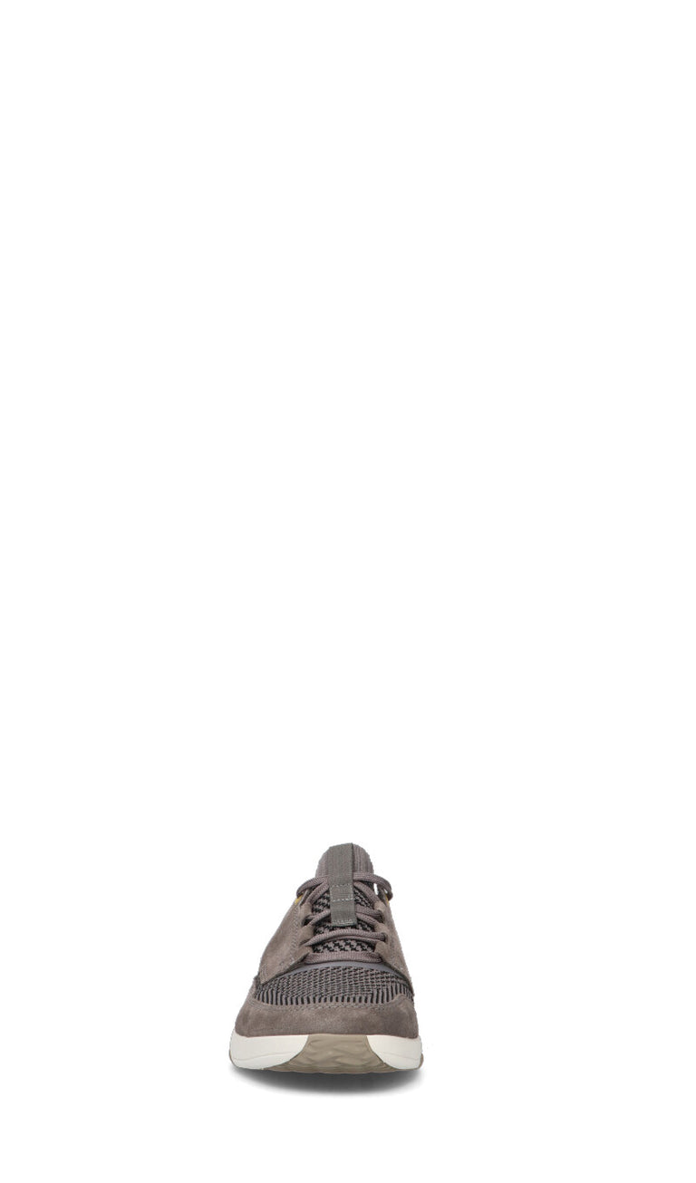 CLARKS CORE Sneaker uomo grigia in suede