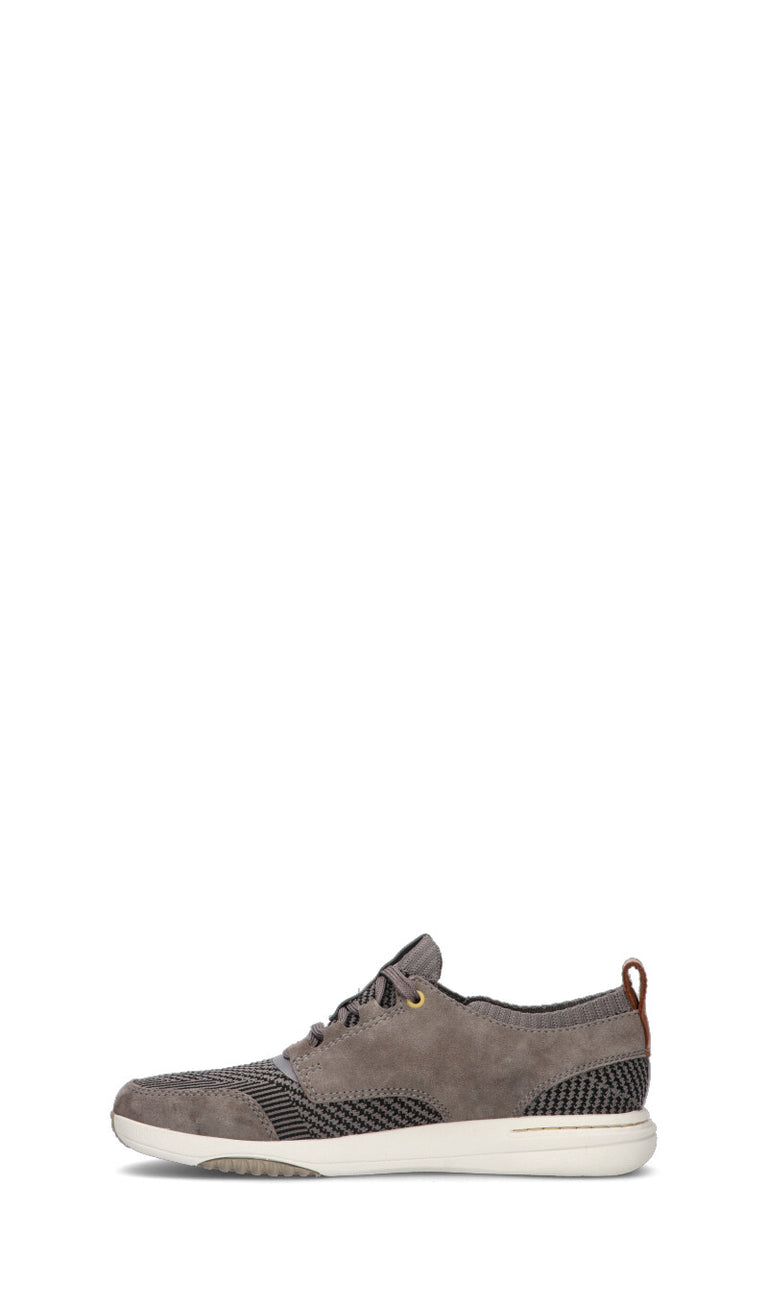 CLARKS CORE Sneaker uomo grigia in suede