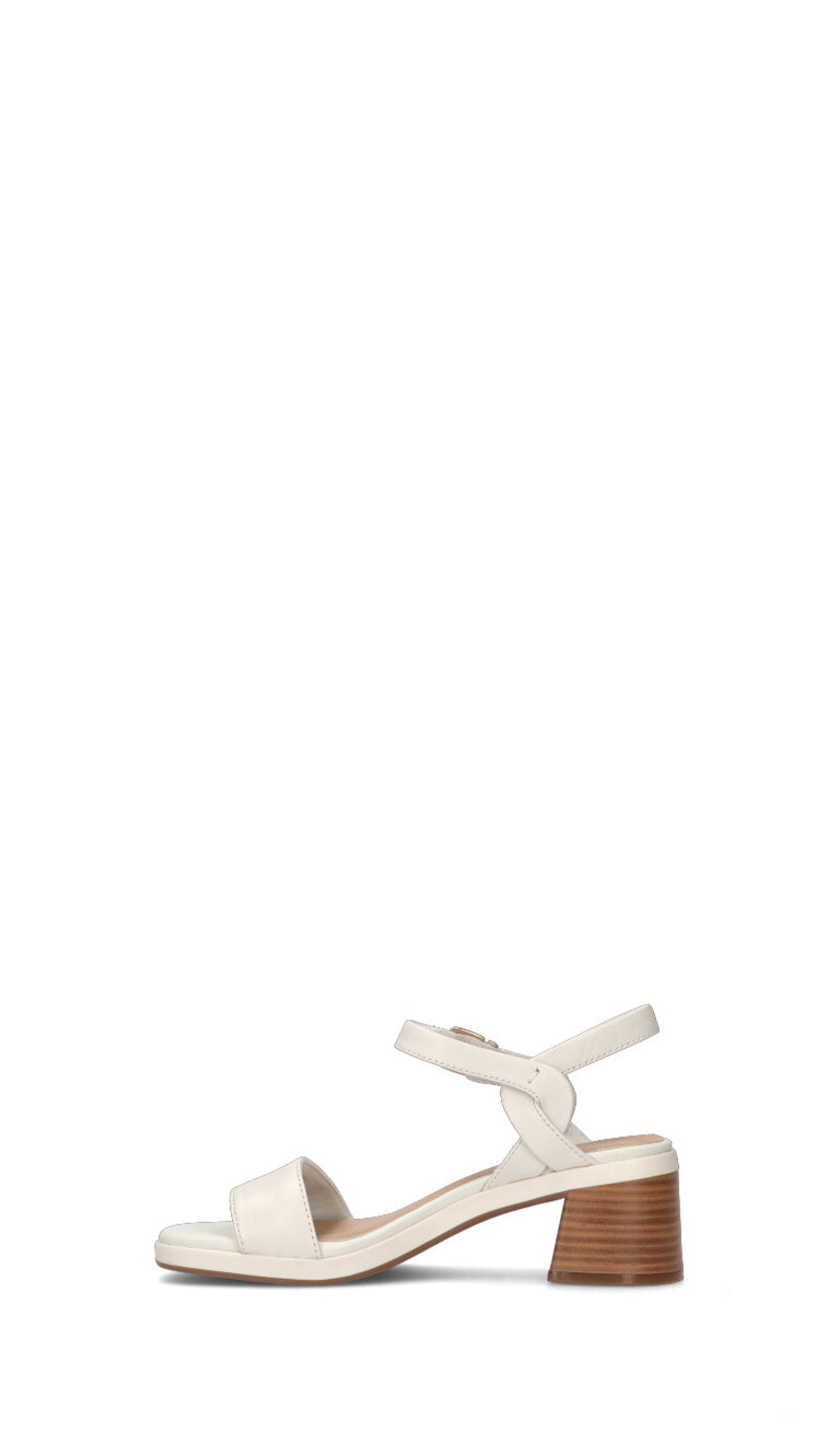 CLARKS ESSENTIALS Sandalo donna bianco in pelle