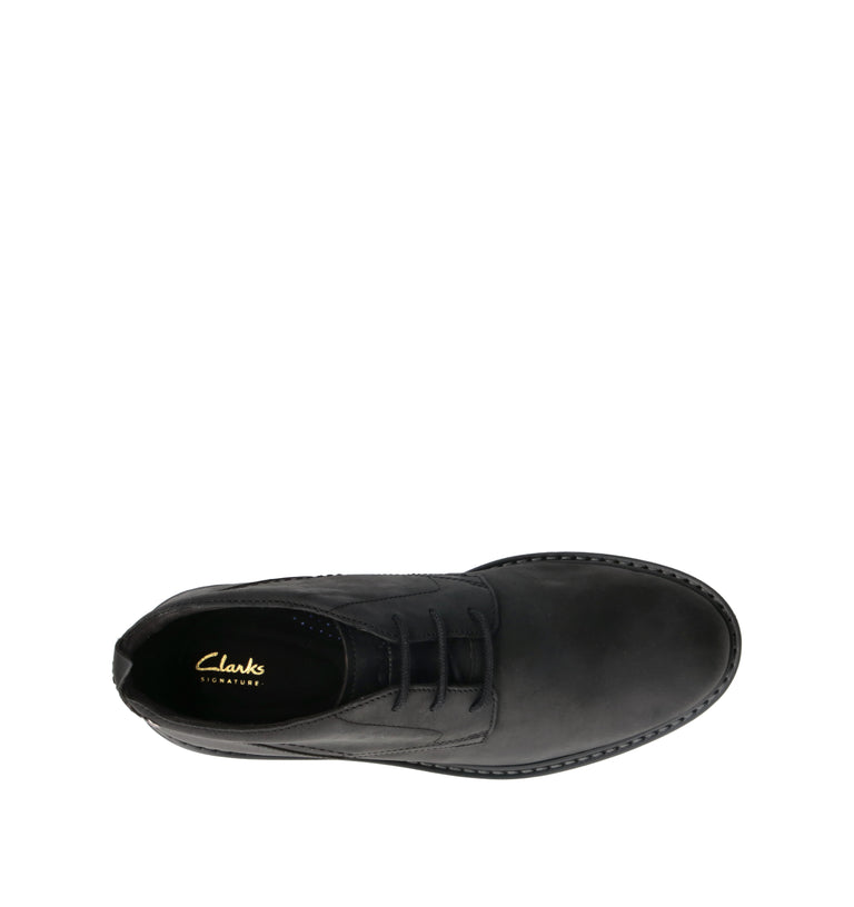 CLARKS CORE NEWFORD MID Polacco uomo nero in nabuk