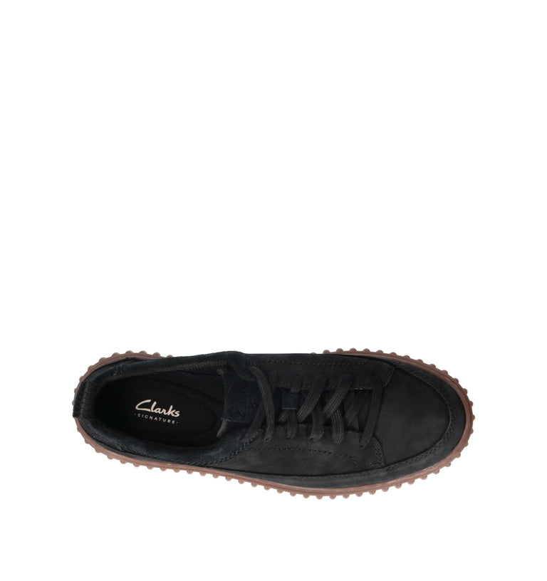 CLARKS CORE TORHILL LACE Sneaker uomo nera in nabuk