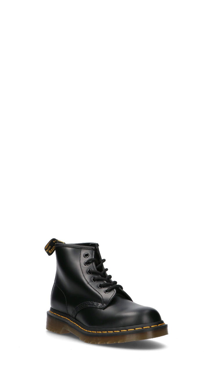 DR. MARTENS - 101 YS Anfibio donna nero in pelle
