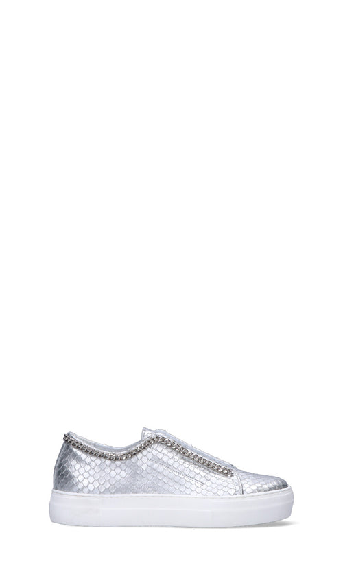 OTTANT8,6 Sneaker donna argento in pelle