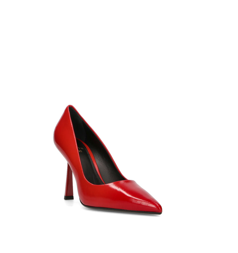 CHANTAL 1962 Décolleté donna rossa in pelle