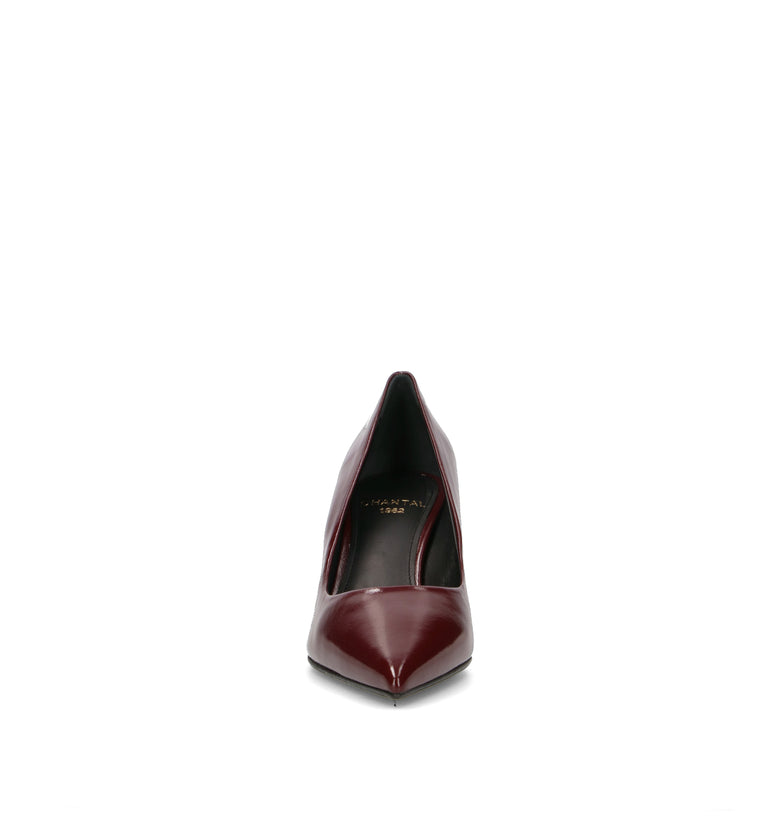 CHANTAL 1962 Décolleté donna bordeaux in pelle