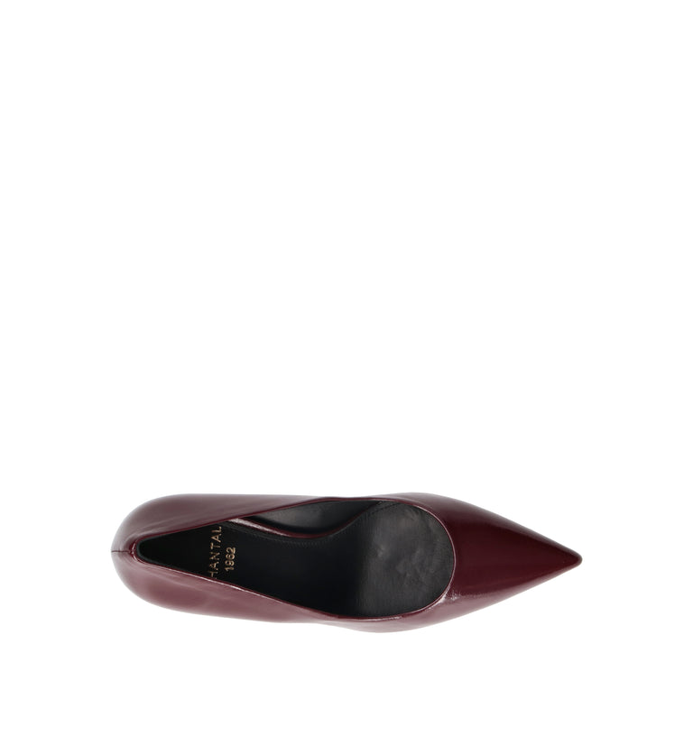 CHANTAL 1962 Décolleté donna bordeaux in pelle
