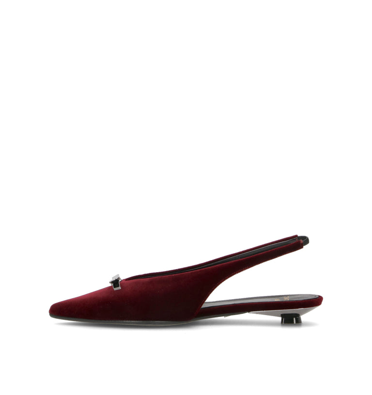 CHANTAL 1962 Slingback donna bordeaux