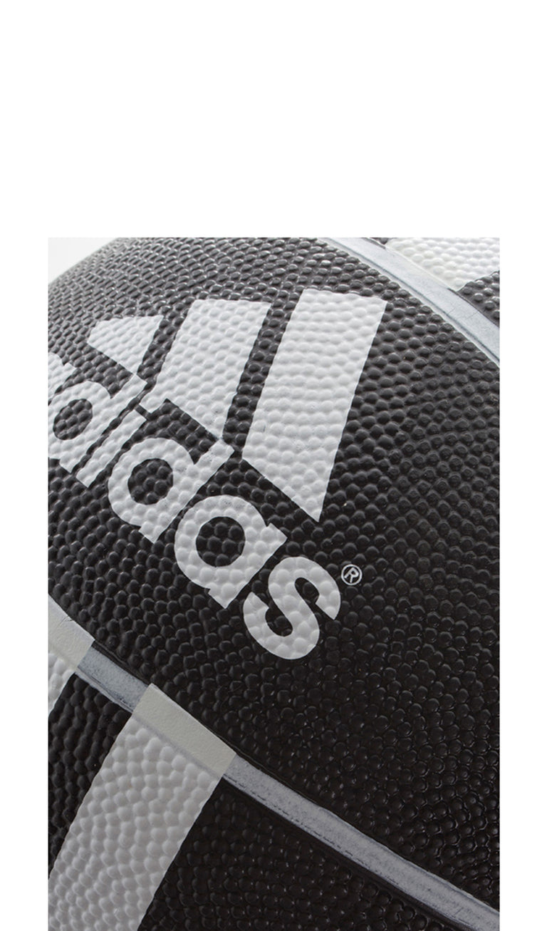 ADIDAS 3S RUBBER X Pallone da calcio nero/bianco